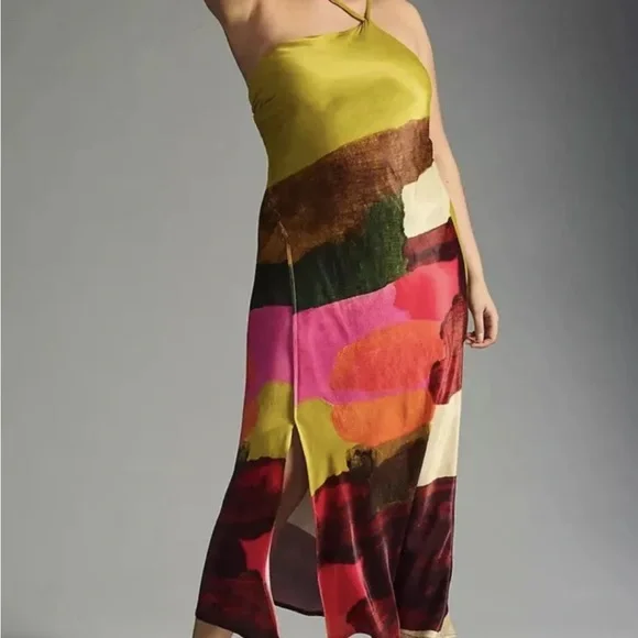 Anthropologie Bl-nk Slip Dress Size XXSP - Picture 5 of 7